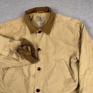 LL Bean Barn Chore Jacket Mens Large Field Coat Thinsulate Quilted Lining 0 WY20